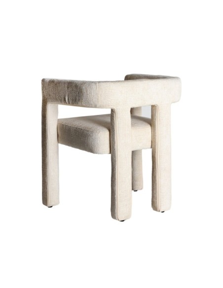 Silla VESTNES, Poliéster / Blanco - Kodu Home Design