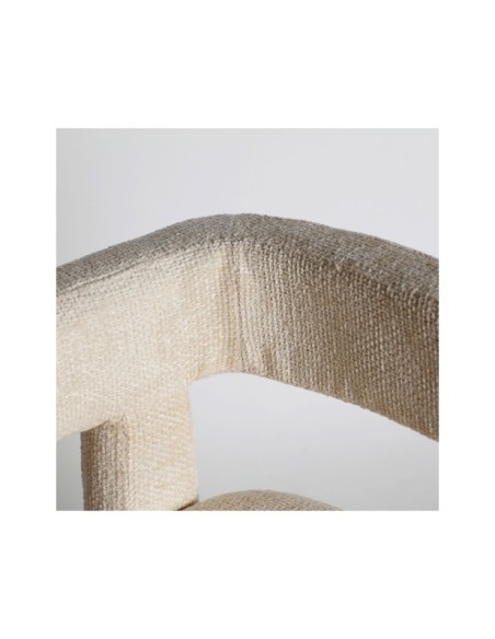 Silla VESTNES, Poliéster / Blanco - Kodu Home Design