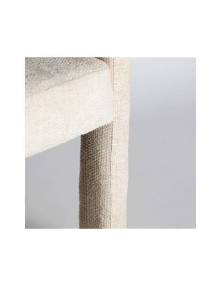 Silla VESTNES, Poliéster / Blanco - Kodu Home Design