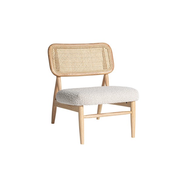 Silla GLASSUE, Ratán / Marrón, Blanco...