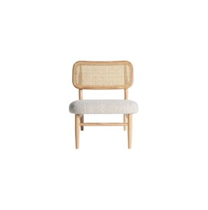 Silla GLASSUE, Ratán / Marrón, Blanco - Kodu Home Design 2