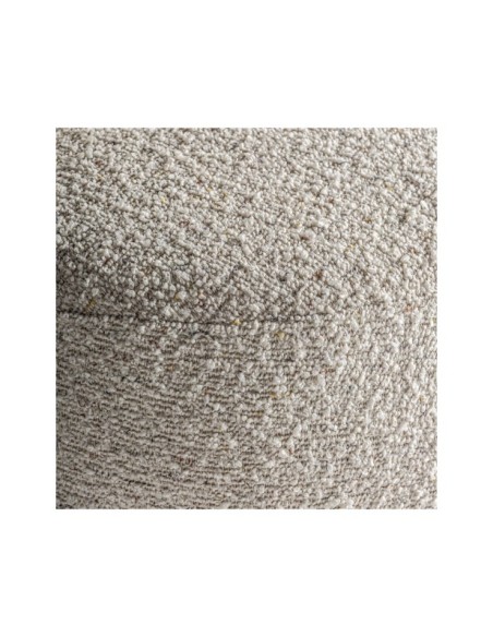 Sillón Giratorio VAYRES, Algodón Bouclé / Blanco, Negro - Kodu Home Design