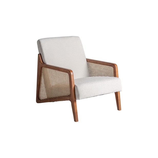 Sillón GITSBERG, Ratán / Marrón,...