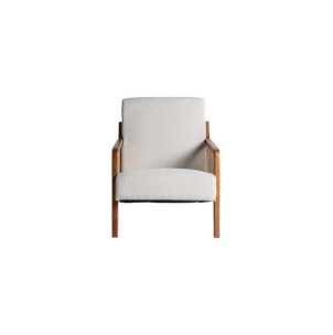 Sillón GITSBERG, Ratán / Marrón, Blanco - Kodu Home Design 2