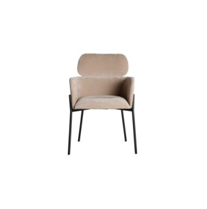 Silla CRESSE, Poliéster / Marrón, Negro - Kodu Home Design 2