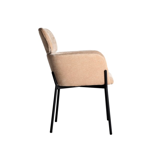 Silla CRESSE, Poliéster / Marrón,...