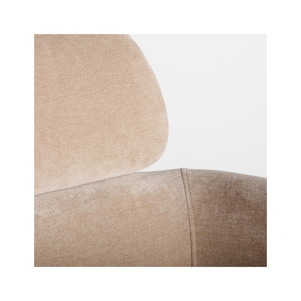 Silla CRESSE, Poliéster / Marrón,...