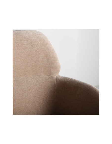 Taburete Alto CRESSE 67 cm, Hierro / Negro, Marrón - Kodu Home Design