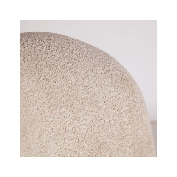 Sillón Bouclé LENAX, Algodón Bouclé /...