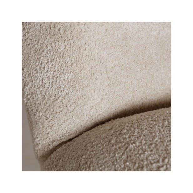 Sillón Bouclé LENAX, Algodón Bouclé /...