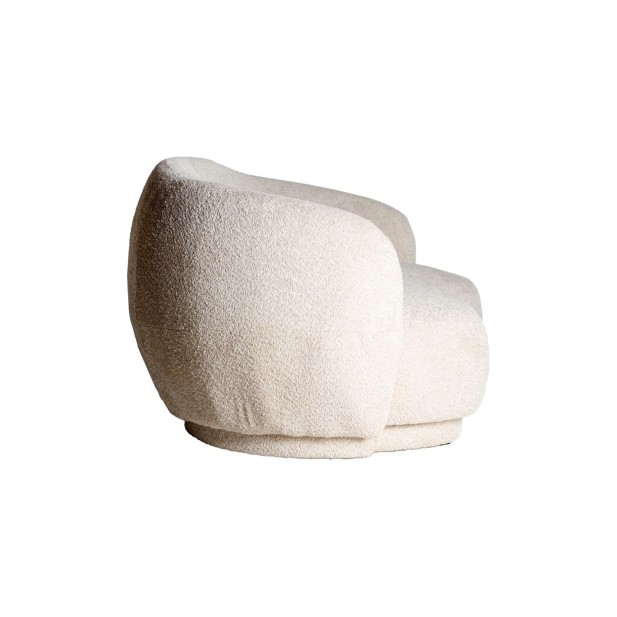 Sofá WILTHEN, Poliéster / Beige -...