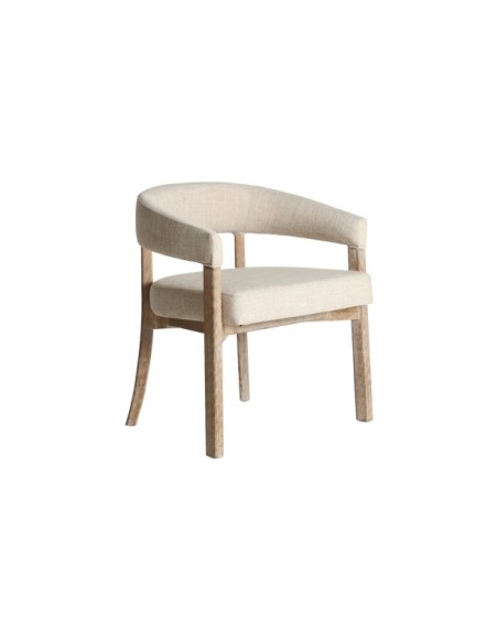 Silla KAI, Madera / Marrón, Beige - Kodu Home Design