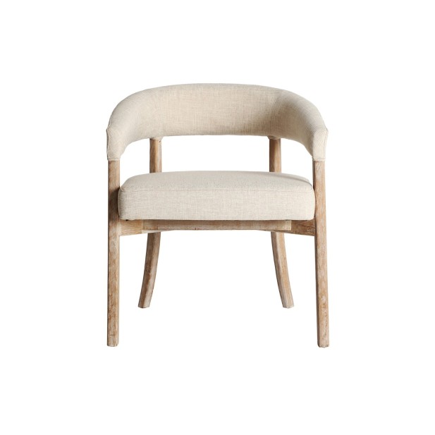 Silla KAI, Madera / Marrón, Beige -...