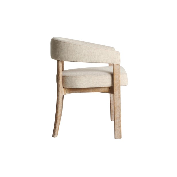 Silla KAI, Madera / Marrón, Beige -...