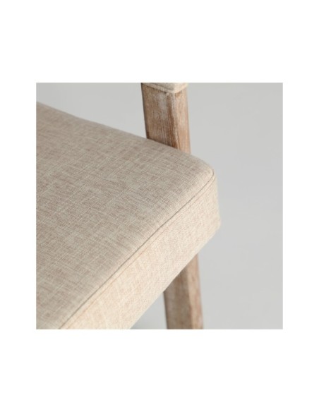 Silla KAI, Madera / Marrón, Beige - Kodu Home Design
