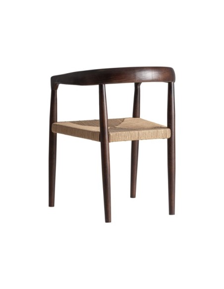 Silla LEYNIE, Madera / Marrón - Kodu Home Design