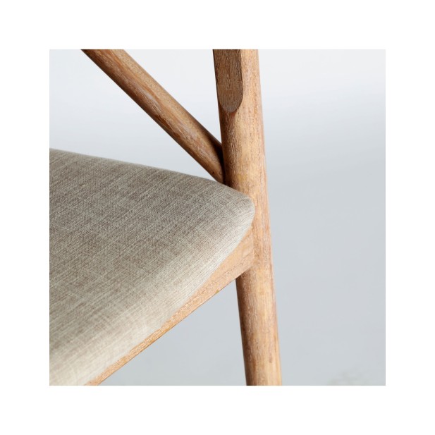 Silla YVIERS, Madera / Marrón - Kodu...