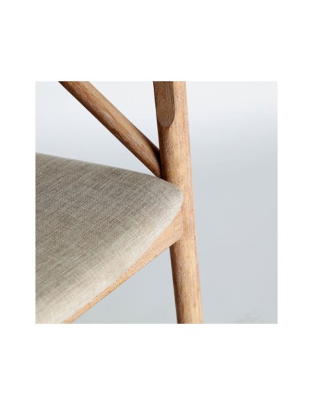 Silla YVIERS, Madera / Marrón - Kodu Home Design