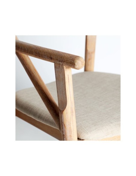 Silla YVIERS, Madera / Marrón - Kodu Home Design