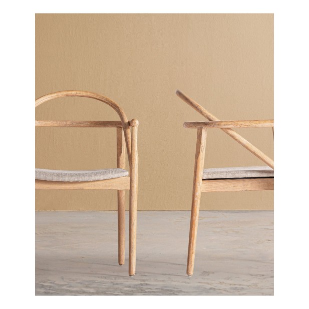 Silla YVIERS, Madera / Marrón - Kodu...