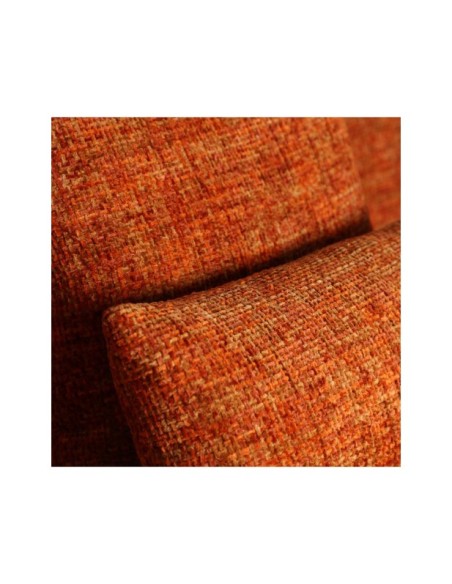 Sofá LUNGERN, Poliéster / Naranja, Latón, Oro - Kodu Home Design