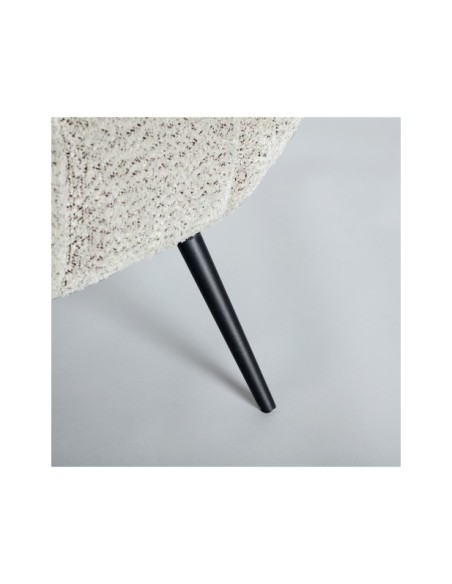 Sofá BRUNING, Poliéster / Gris, Latón, Negro - Kodu Home Design