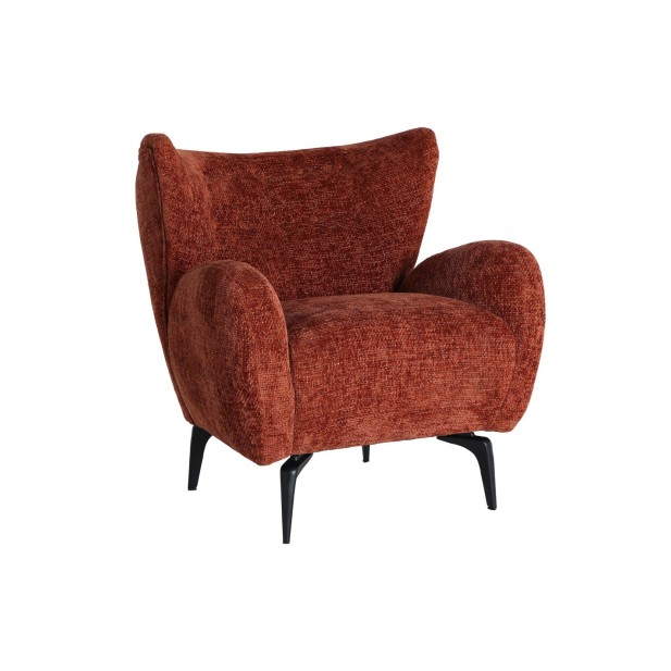 Sillón SARNEN, Poliéster / Marrón,...