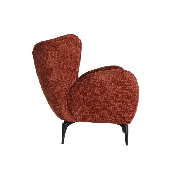 Sillón SARNEN, Poliéster / Marrón,...