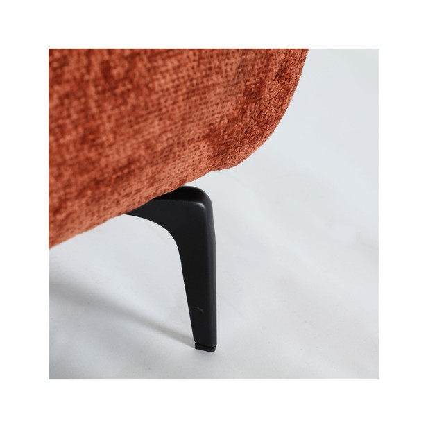 Sillón SARNEN, Poliéster / Marrón,...