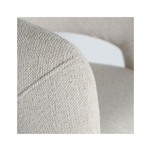 Silla HONEG, Poliéster / Beige - Kodu...