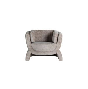 Sillón BEICHLE, Poliéster / Marrón - Kodu Home Design 2