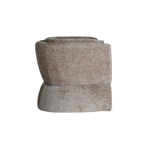 Sillón BEICHLE, Poliéster / Marrón -...