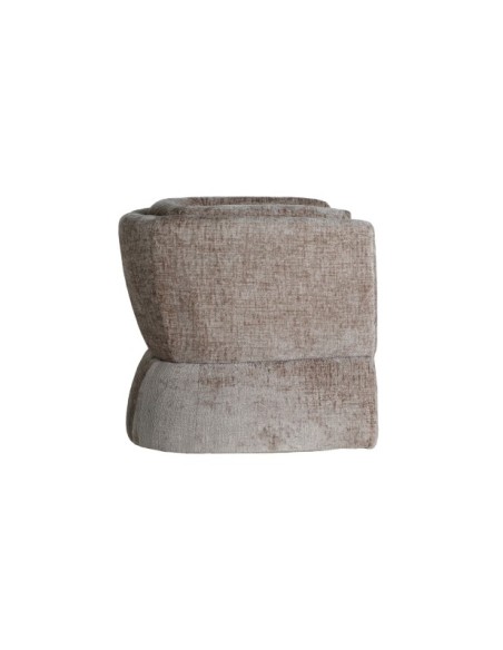 Sillón BEICHLE, Poliéster / Marrón - Kodu Home Design