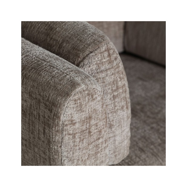 Sillón BEICHLE, Poliéster / Marrón -...