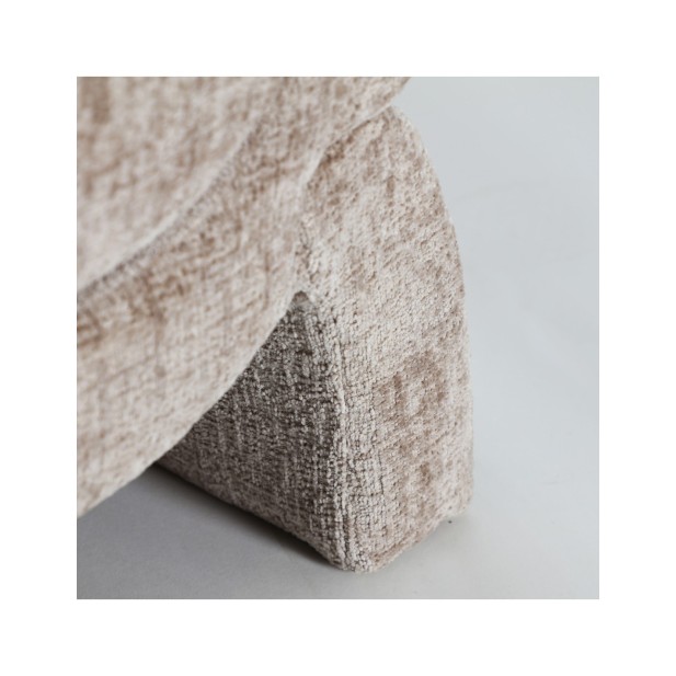 Sillón BEICHLE, Poliéster / Marrón -...