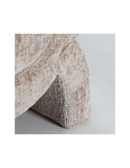 Sillón BEICHLE, Poliéster / Marrón - Kodu Home Design