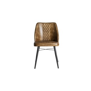 Silla BROUSE, Piel / Camel - Kodu Home Design 2