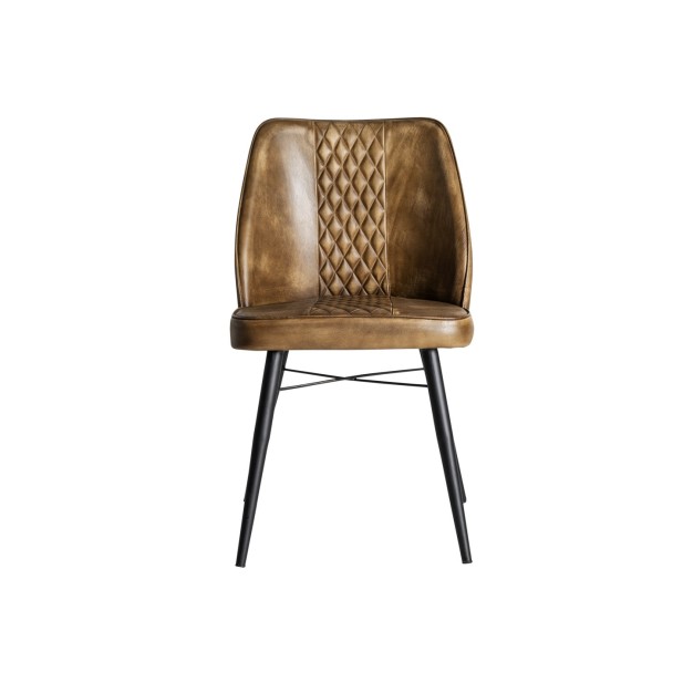 Silla BROUSE, Piel / Camel - Kodu...