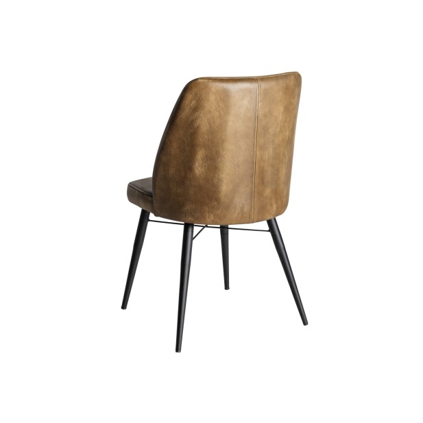 Silla BROUSE, Piel / Camel - Kodu...