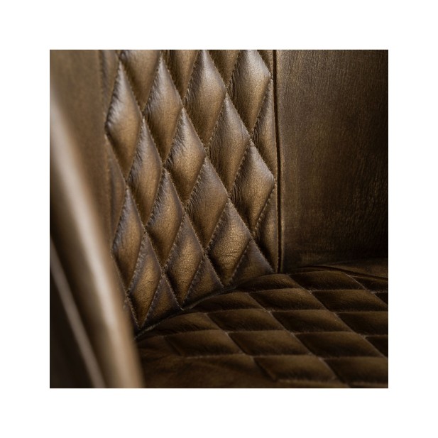 Silla BROUSE, Piel / Camel - Kodu...