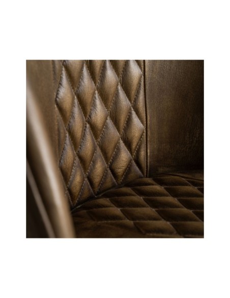 Silla BROUSE, Piel / Camel - Kodu Home Design