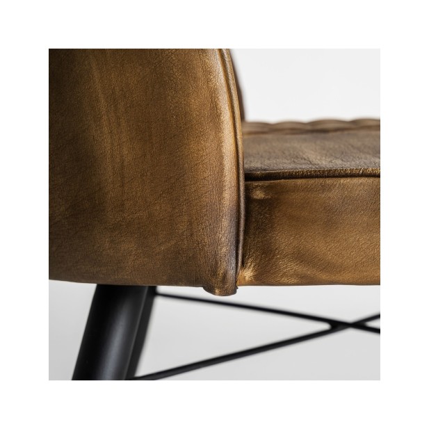 Silla BROUSE, Piel / Camel - Kodu...