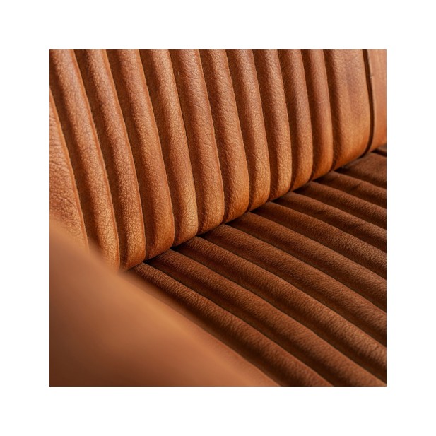 Sillón CHAIZE, Piel / Marrón - Kodu...