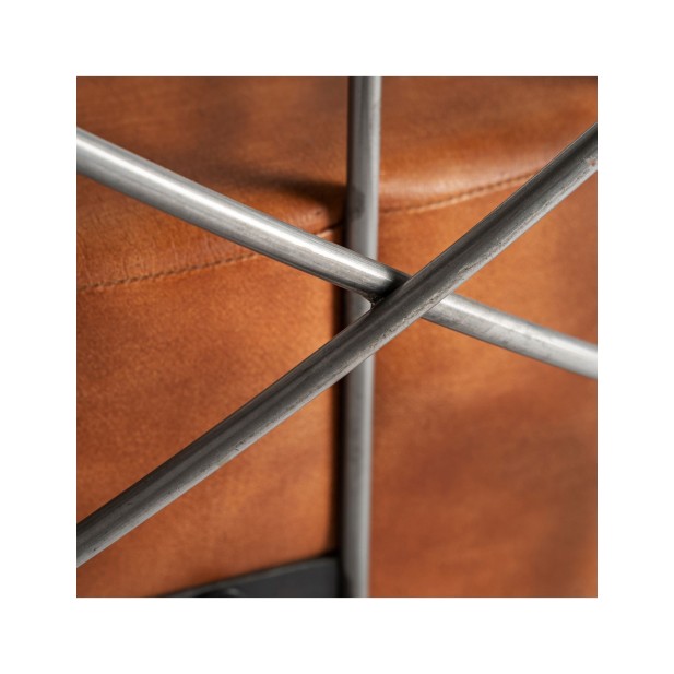 Sillón CHAIZE, Piel / Marrón - Kodu...