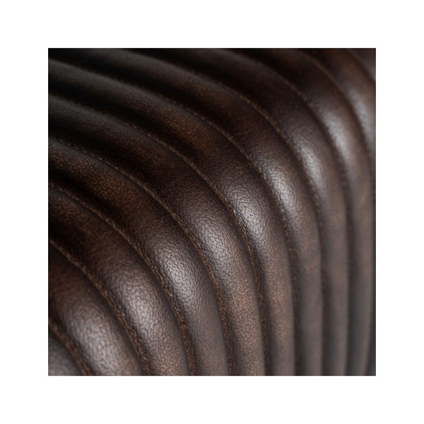 Taburete GLADYS, Piel / Marrón, Negro...