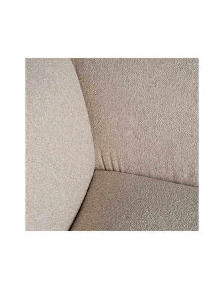 Sofá Esquinero CEYRAT Módulo Central, Poliéster / Crema, Marrón - Kodu Home Design