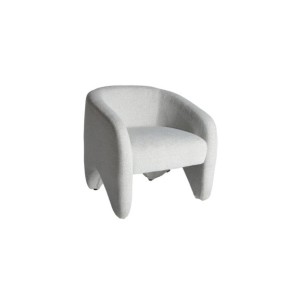 Sillón STADEN, Poliéster / Blanco Roto, Blanco - Kodu...