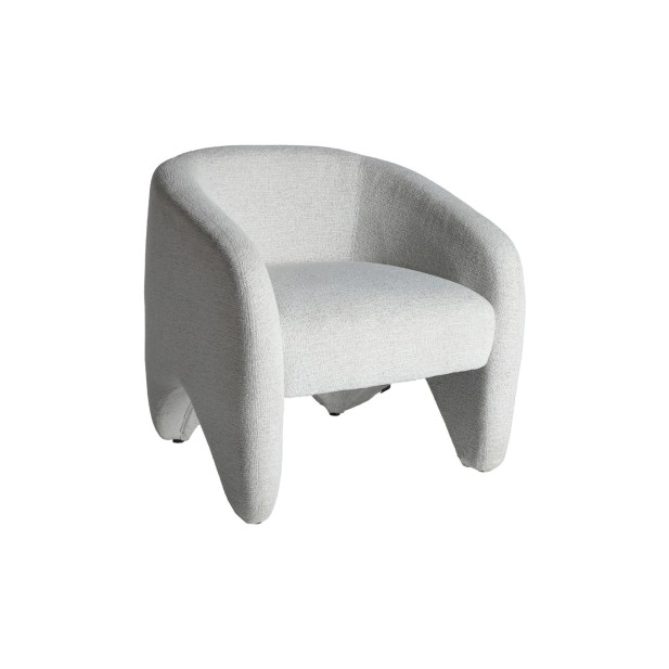 Sillón STADEN, Poliéster / Blanco...