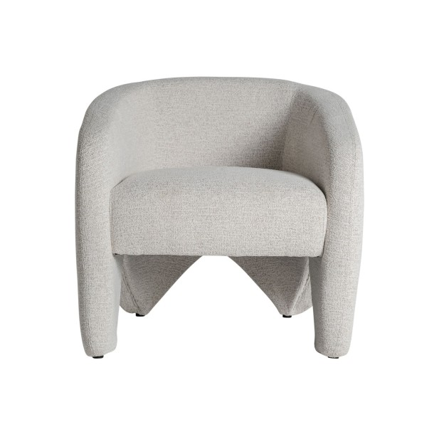 Sillón STADEN, Poliéster / Blanco...