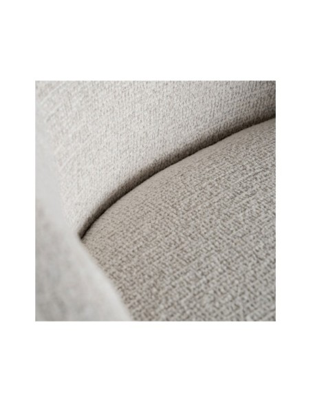 Sillón STADEN, Poliéster / Blanco Roto, Blanco - Kodu Home Design